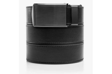 Image of SlideBelts Animal Friendly Belt, Black/Gunmetal, Up to Size 48 Waist PRE-BLK2GUN-MIX-46-50