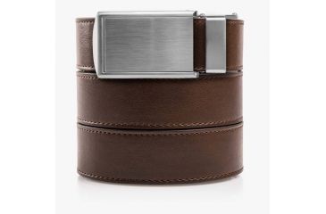 Image of SlideBelts Animal Friendly Belt, Brown/Silver, Up to Size 48 Waist MOCHA2SIL-3XL