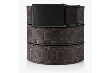 Image of SlideBelts Animal Friendly Belt, Distressed Checkered/Matte Black, Up to Size 48 Waist PRE-CHK2MTBLK