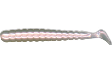 Image of Slider Bass/Walleye Grub, 3, 3in, Pearl White, SBG3-W