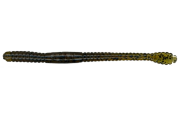 Image of Slider Slider Worm Do-Nothing Finesse Worm, 4in, Pumpkin Black Flake 10/Bag, SWG17
