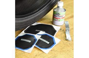 Image of Slime Heavy-Duty Bias Ply Tire Patches, 6 in, Black, 1028-A