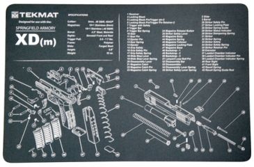 Image of Slip 2000 Blueprint Gun Cleaning Mat 11x17 Inches For Springfield XDM