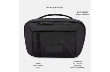 Image of SLNT E3 Faraday Crossbody Organizer Bag, Black, 5L, SPB-EDC-03