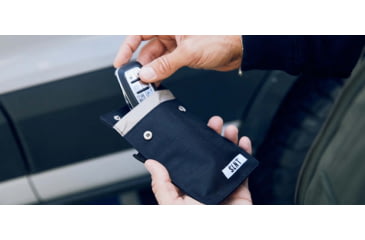 Image of SLNT Faraday Key Fob Bag, Black, Small, SPS-SFGBN