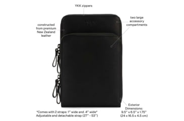 Image of SLNT Lifestyle Faraday Sling Bag, Black, One Size, SPB-FLS-01