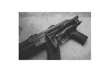 Image of SLR AK Billet Folding Stock, Black 00810646031357