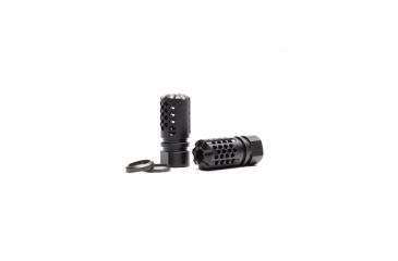 Image of SLR Synergy 30 Cal Mini Compensator for 14.5 inch Barrels, 5/8x24 Thread, Black 00810646034983