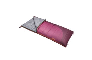Image of Slumberjack Jenny 0 Womens Reg RH Sleeping Bag, 80 x 34 in, Purple, 51720818RR