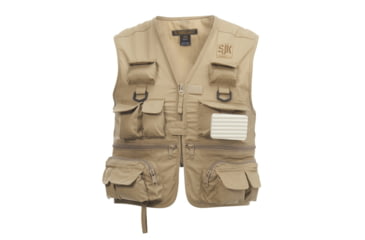 Image of Slumberjack Lure 26 Pocket Flight Vest - Youth, Khaki, Medium, 58750320KH-MD