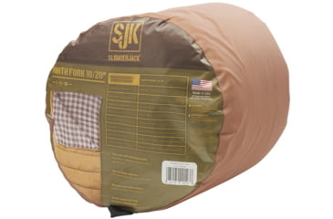 Image of Slumberjack North Fork 10-20 Degrees Sleeping Bag, Rectangular, Maize, 51734720DK