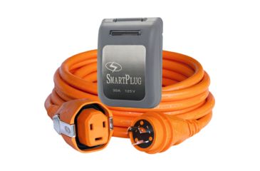 Image of SmartPlug Amp Dual Configuration 50' Cordset w/Tinned Wire &amp;Twist-Type Connector &amp; 30 Amp Non-Metallic Grey Inlet 30 63876