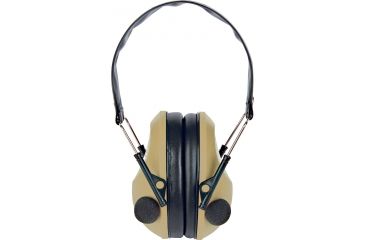 Image of SmartReloader SR112 Electronic Stereo Earmuffs, Desert-Tan VBSR006-14