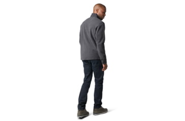 Image of Smartwool Anchor Line Full Zip Jacket - Mens, Charcoal Heather, Small, SW016315010-S