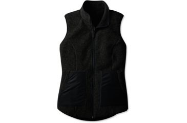 Image of Smartwool Anchor Line Reversible Sherpa Vest - Womens, Charcoal, Small, SW019268003-S