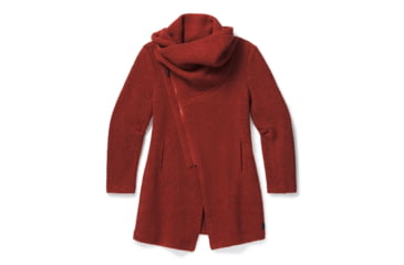 Image of Smartwool Anchor Line Sherpa Asym Coat - Womens, Masala, Large, SW016257D42-L