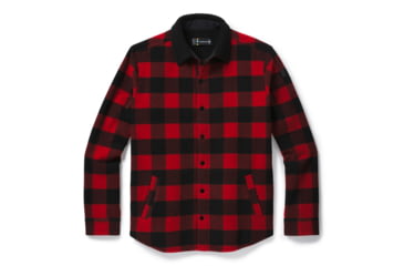 Image of Smartwool Anchor Line Sherpa Shirt Jacket - Mens, Crimson, 2XL, SW019040151-XXL