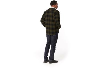 Image of Smartwool Anchor Line Sherpa Shirt Jacket - Mens, Olive, Extra Large, SW019040023-XL
