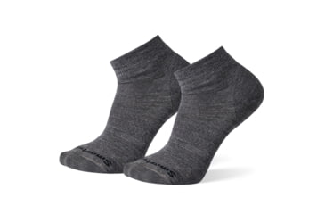 Image of Smartwool Athletic Light Elite Mini 2 Pack Sock - Mens, Medium Gray, Medium, SW000684052M