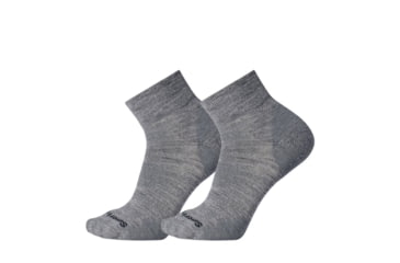 Image of Smartwool Athletic Targeted Cushion Ankle 2 Pack Socks - Mens, Medium Gray, Large, SW001747052L