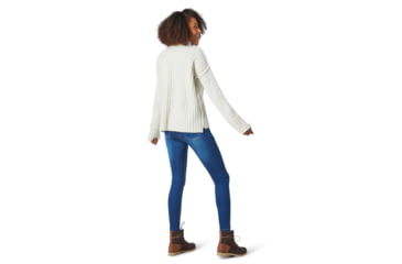 Image of Smartwool Bell Meadow Sweater - Womens, Ash/Light Gray Heather Marl, Medium, SW016385E77-M