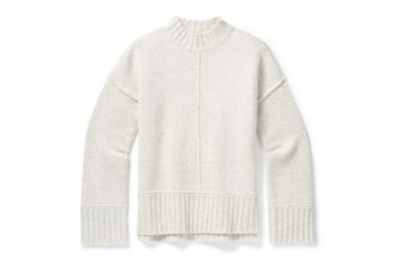 Image of Smartwool Bell Meadow Sweater - Womens, Ash/Light Gray Heather Marl, Medium, SW016385E77-M