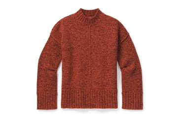 Image of Smartwool Bell Meadow Sweater - Womens, Woodsmoke/Ginger Heather Marl, Medium, SW016385F13-M