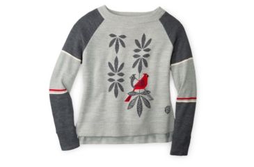 Image of Smartwool Charley Harper Cardinal Holly Sweater - Womens, Black, Small, SW000162001S