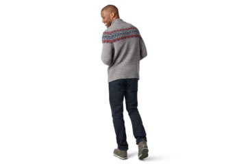 Image of Smartwool CHUP Hansker Half Zip Sweater - Mens, Camel Heather/Medium Gray Heather, Medium, SW016423E57-M