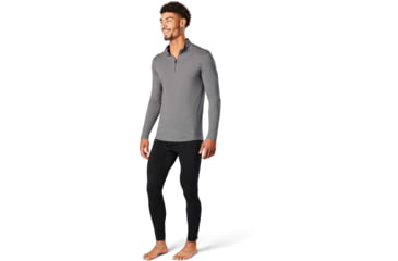 Image of Smartwool Merino 1/4 Zip 150 Baselayer - Men's, Small, Light Gray Heather, SW000752545S