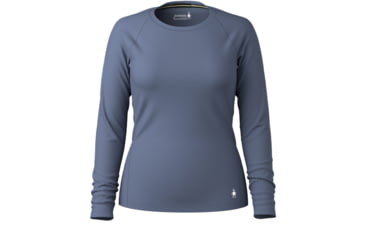 Image of Smartwool Classic All-Season Merino Base Layer Crew - Womens, Nightfall Blue, Small, SW016912P43100S000