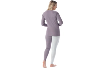 Image of Smartwool Classic Thermal Merino Base Layer Crew - Womens, Chalk Violet Heather, Small, SW016369N81100S000