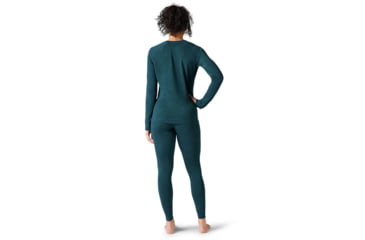 Image of Smartwool Classic Thermal Merino Base Layer Crew - Womens, G75 Twilight Blue Heather, Medium, SW016369G75M