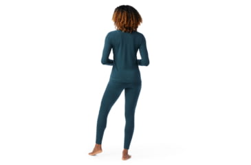 Image of Smartwool Classic Thermal Merino Base Layer Crew - Womens, Twilight Blue Heather, Extra Large, SW016369G7510XL000