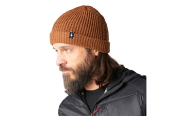 Image of Smartwool Creek Run Beanie, Monument Orange Heather, One Size, SW018064E17-1FM