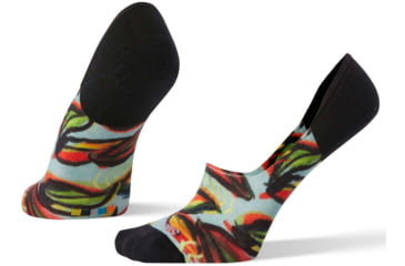 Image of Smartwool Curated Pachanga No Show Socks - Womens, Multi Color, Medium, SW010485150