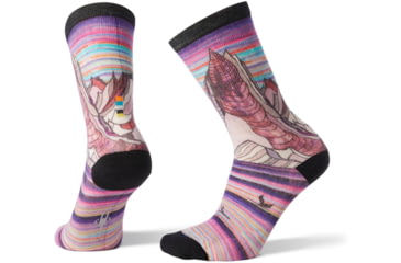 Image of Smartwool Curated Surf Lineup Crew Socks - Womens, Mountain Purple, Medium, SW010463591M