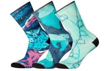 Image of Smartwool Curated Trio 1 Socks - Womens, Multi Color, Medium, SW009995150-M