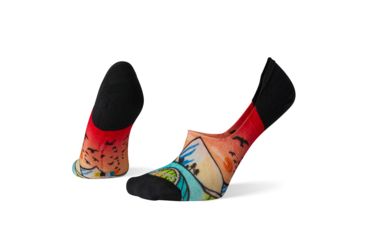 Image of Smartwool Curated Valley Delight No Show Socks - Womens, Multi Color, Medium, SW004042150-M
