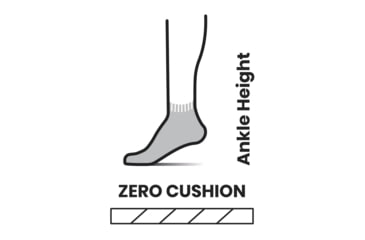 Image of Smartwool Cycle Zero Cushion Ankle Socks - Mens, Masala, Large, SW001720D42L