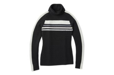 Image of Smartwool Dacono Ski Sweater - Womens, Black, Large, SW019273001-L