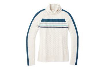 Image of Smartwool Dacono Ski Sweater - Womens, Moonbeam Heather, Extra Large, SW019273A10-XL