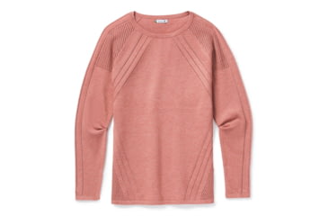 Image of Smartwool Edgewood Crew Sweater - Womens, Canyon Rose Heather, Small, SW016392C93-S