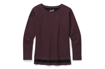 Image of Smartwool Everyday Exploration Boatneck Top - Womens, Woodsmoke, Extra Small, SW016343B84-XS