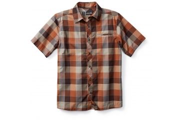 Image of Smartwool Everyday Exploration Retro Plaid SS Shirt Mens, Cardamom, M, SW000330877-M