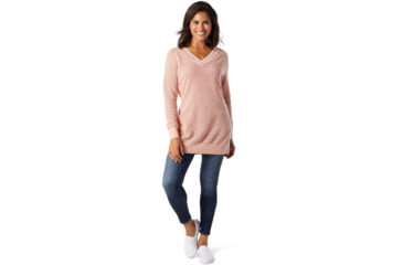 Image of Smartwool Everyday Exploration Tunic Sweater - Womens, Rose Cloud Heather, Extra Small, SW016252D45-XS