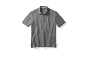 Image of Fish Creek Solid Polo - Mens -Medium Gray-X-Large