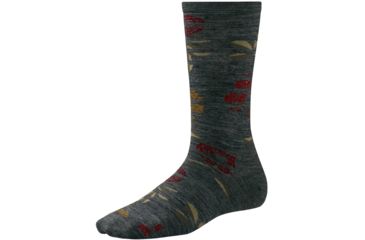 Image of Gated Garden Light Crew Sock - Womens-Medium Gray-Small