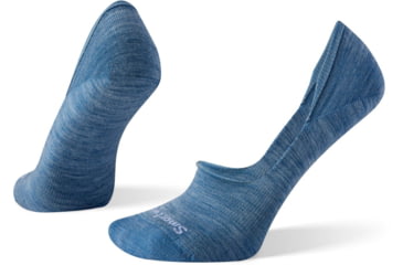 Image of Smartwool Hide and Seek No Show Socks - Womens, Mist Blue, Large, SW003850G61-MB-Large