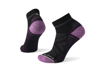Image of Smartwool Hike Light Cushion Ankle Socks - Womens, Black, Large, SW001571001100L000
